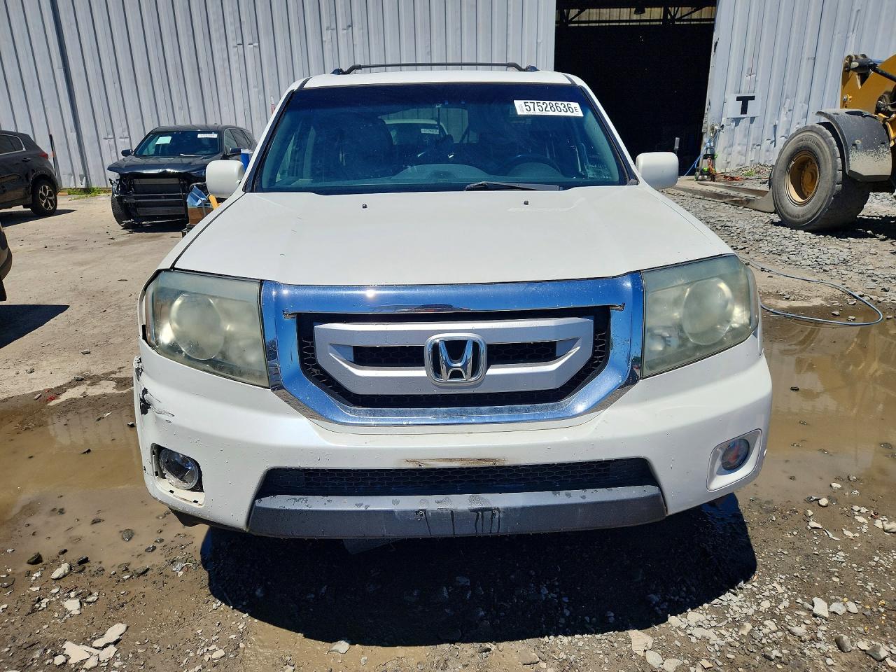 2011 Honda Pilot Touring White vin: 5FNYF4H94BB036094