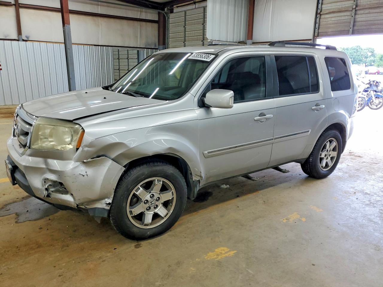 2011 Honda Pilot Touring Silver vin: 5FNYF4H94BB087868