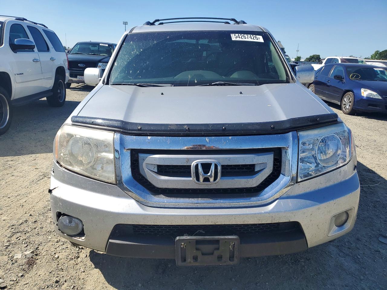 2011 Honda Pilot Touring Silver vin: 5FNYF4H94BB100571