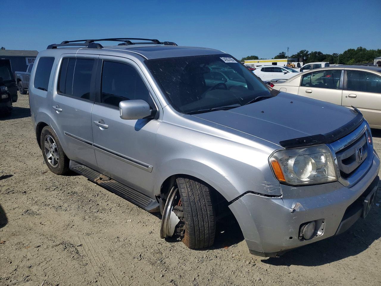 2011 Honda Pilot Touring Silver vin: 5FNYF4H94BB100571
