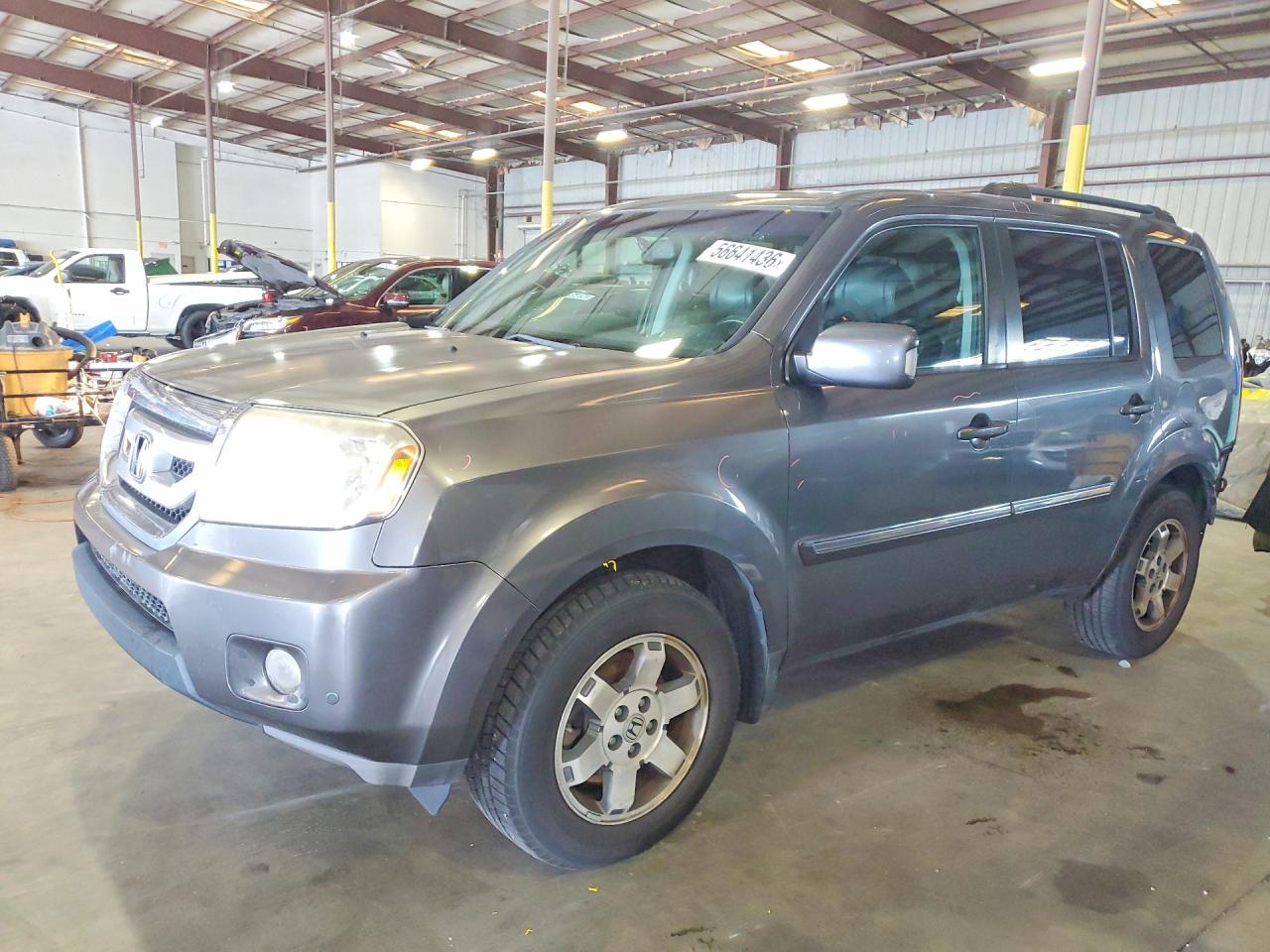2011 Honda Pilot Touring Gray vin: 5FNYF4H94BB101588