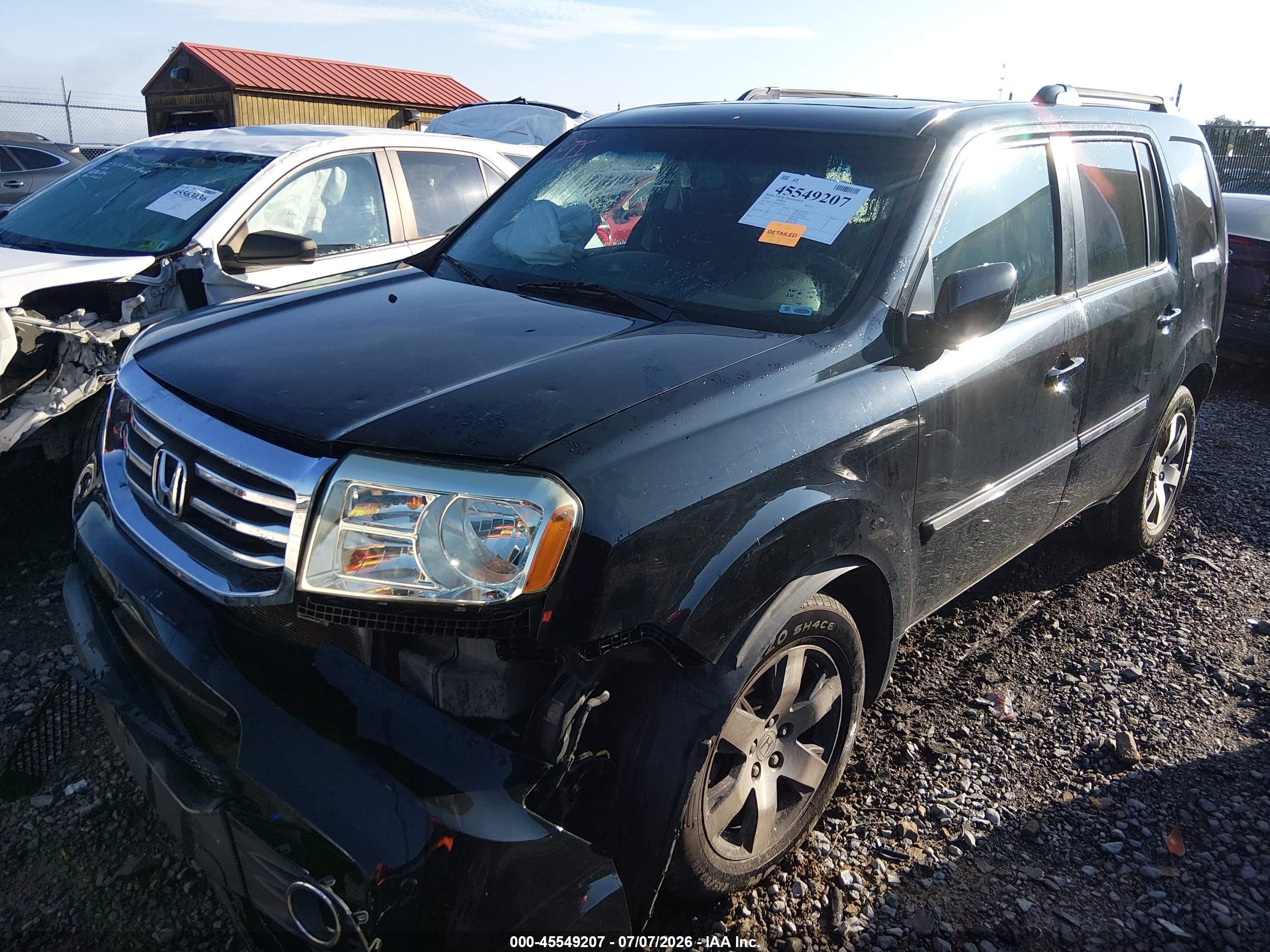 2013 Honda Pilot Touring Black vin: 5FNYF4H94DB004877