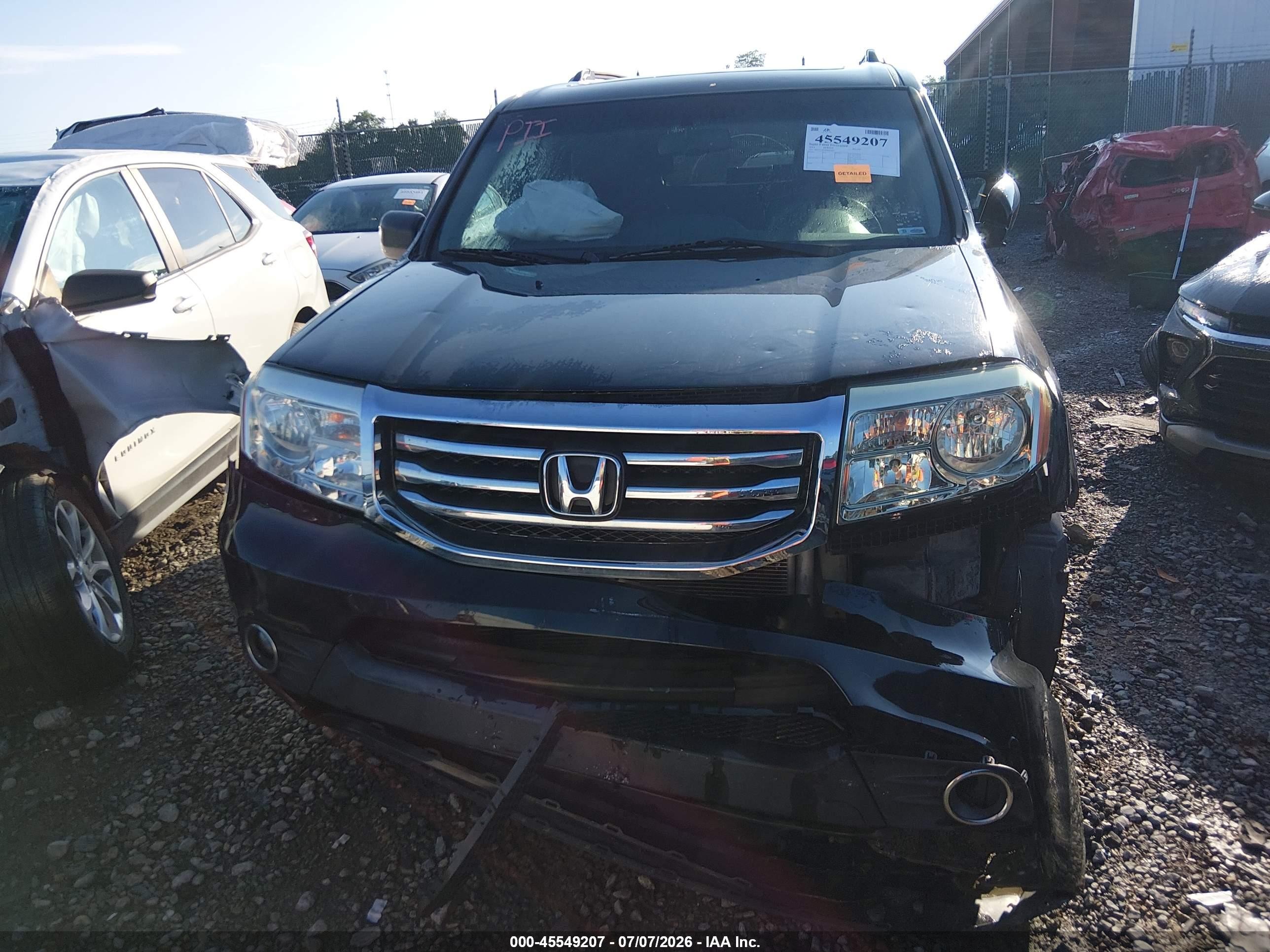 2013 Honda Pilot Touring Black vin: 5FNYF4H94DB004877