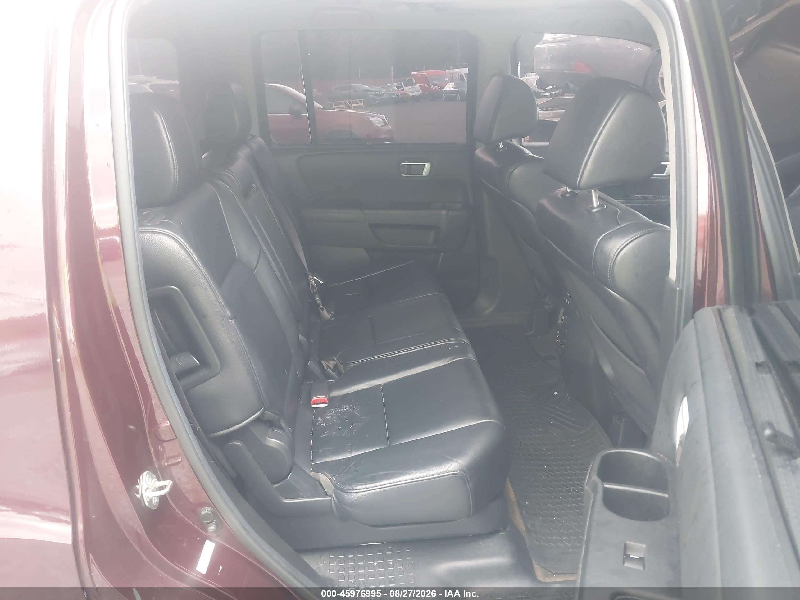 2013 Honda Pilot Touring Бордовый vin: 5FNYF4H94DB028189