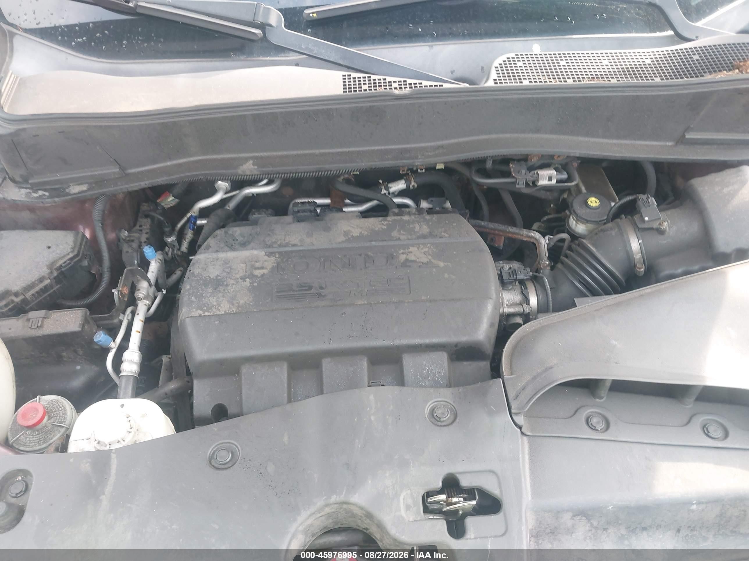 2013 Honda Pilot Touring Бордовый vin: 5FNYF4H94DB028189