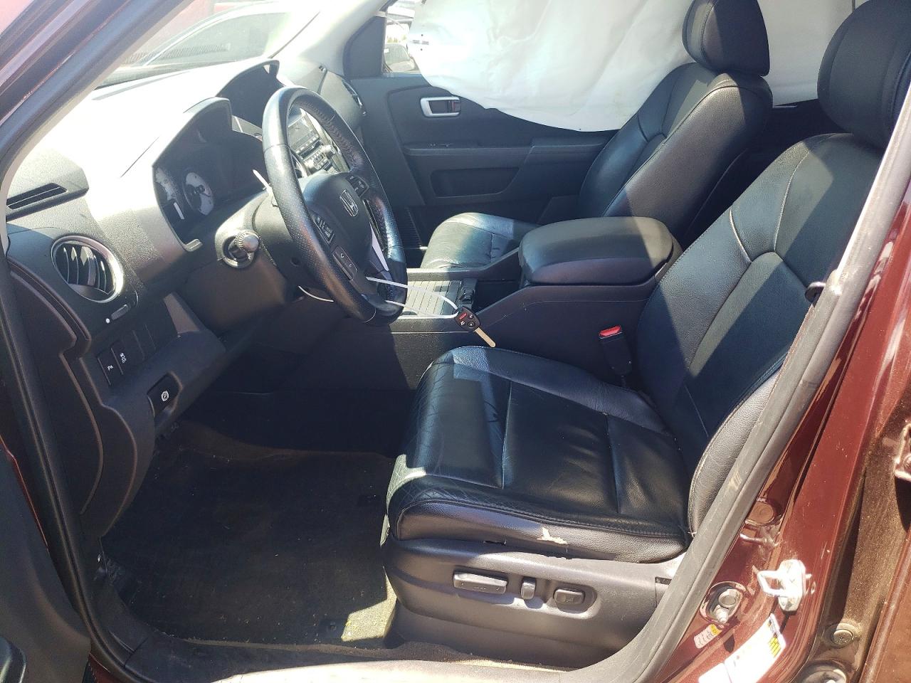 2013 Honda Pilot Touring Maroon vin: 5FNYF4H94DB047566
