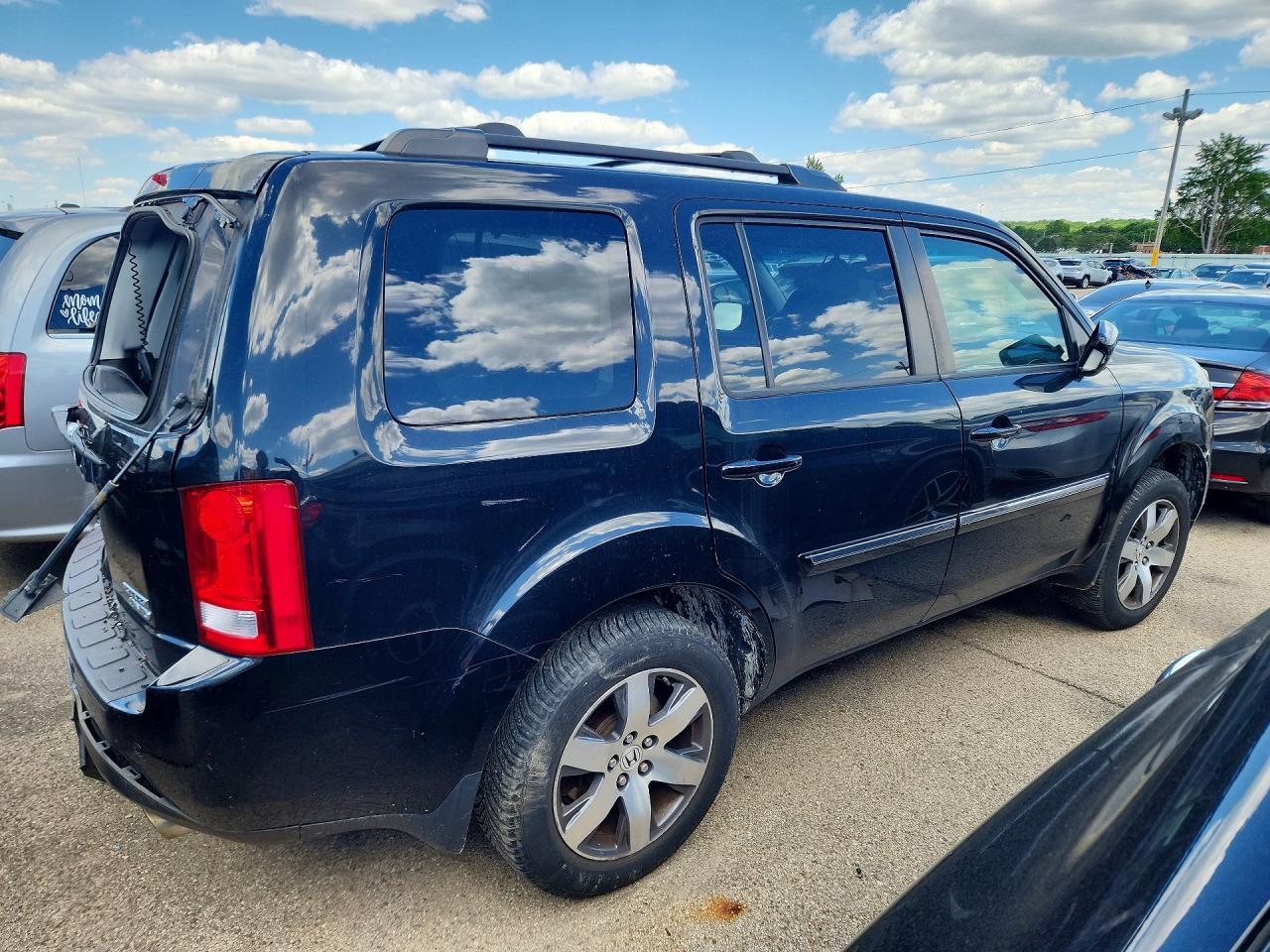 2013 Honda Pilot Touring Black vin: 5FNYF4H94DB070233