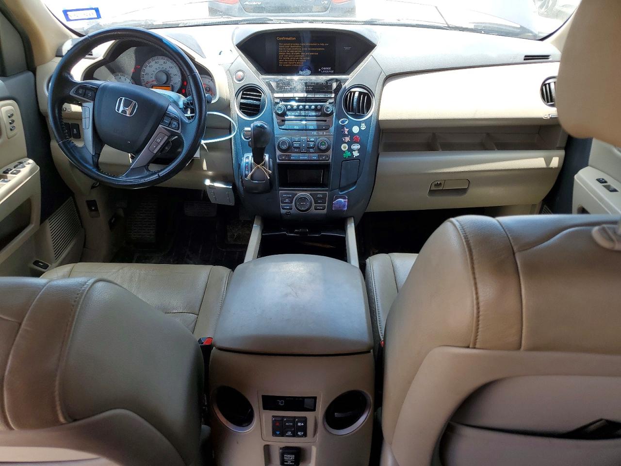 2014 Honda Pilot Touring Gray vin: 5FNYF4H94EB021244