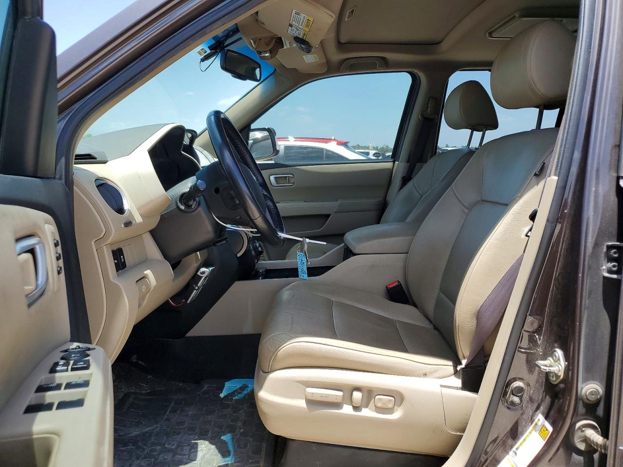 2014 Honda Pilot Touring Gray vin: 5FNYF4H94EB021244