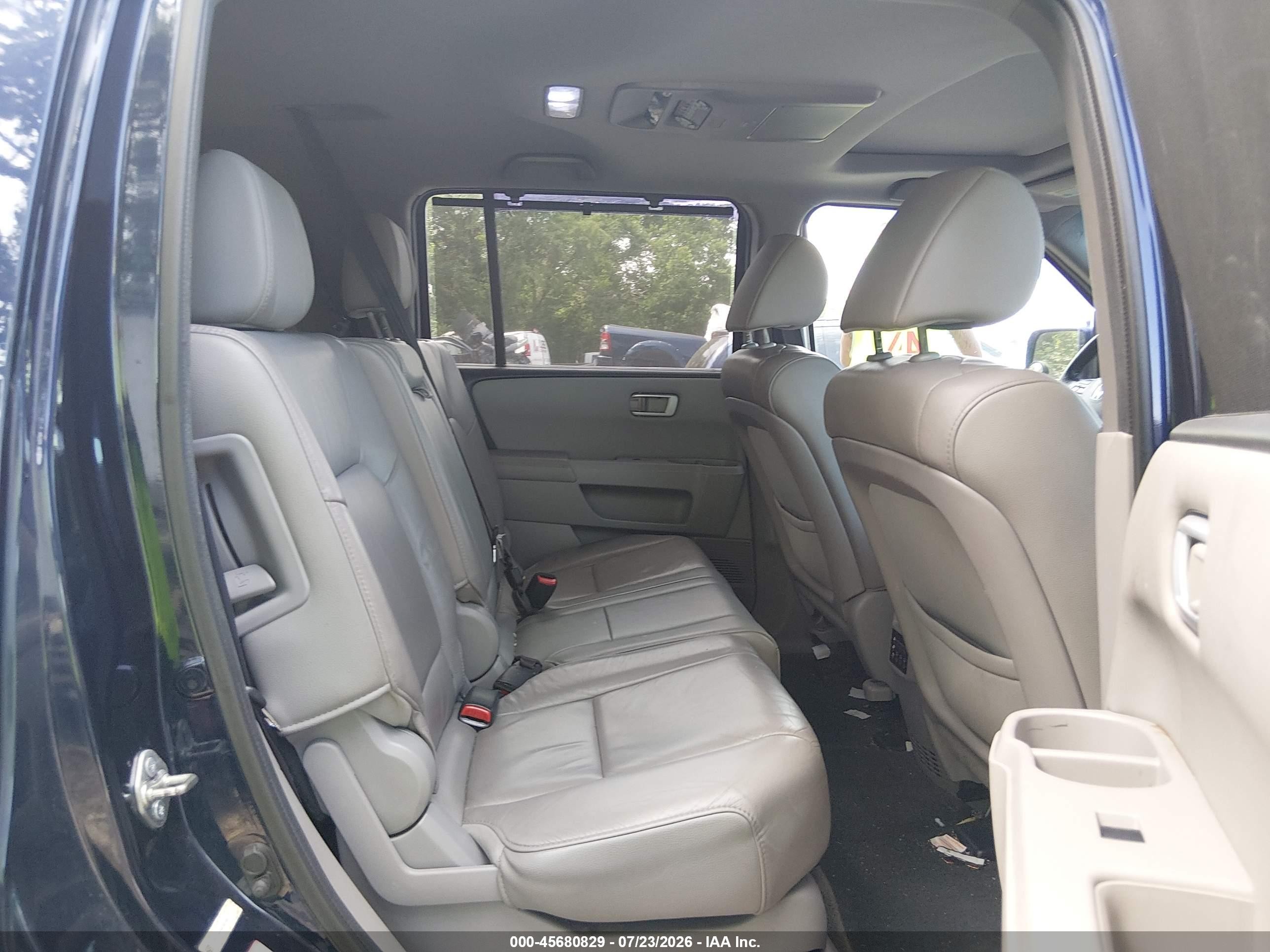 2014 Honda Pilot Touring Black vin: 5FNYF4H94EB034575