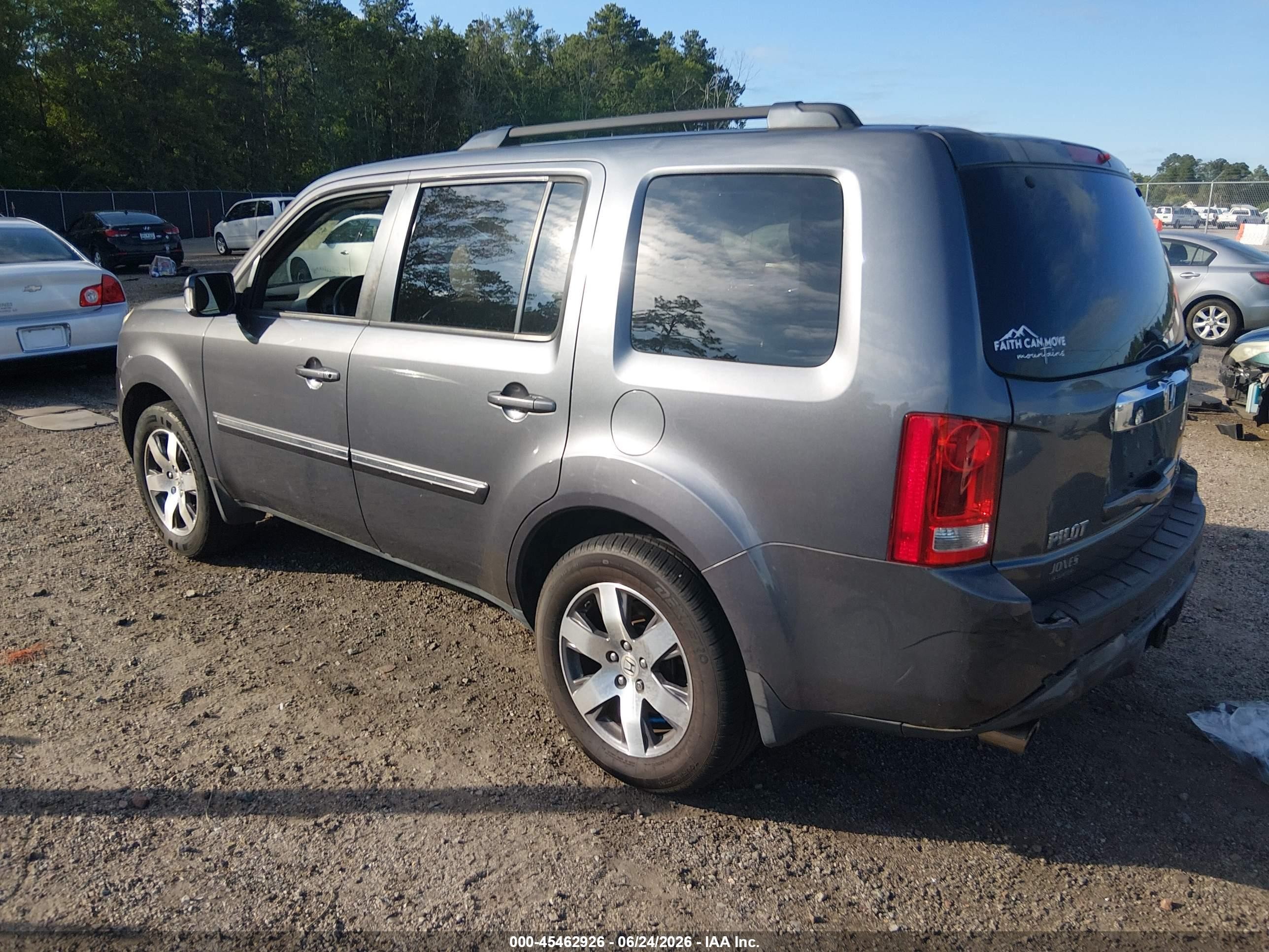 2015 Honda Pilot Touring Black vin: 5FNYF4H94FB028762