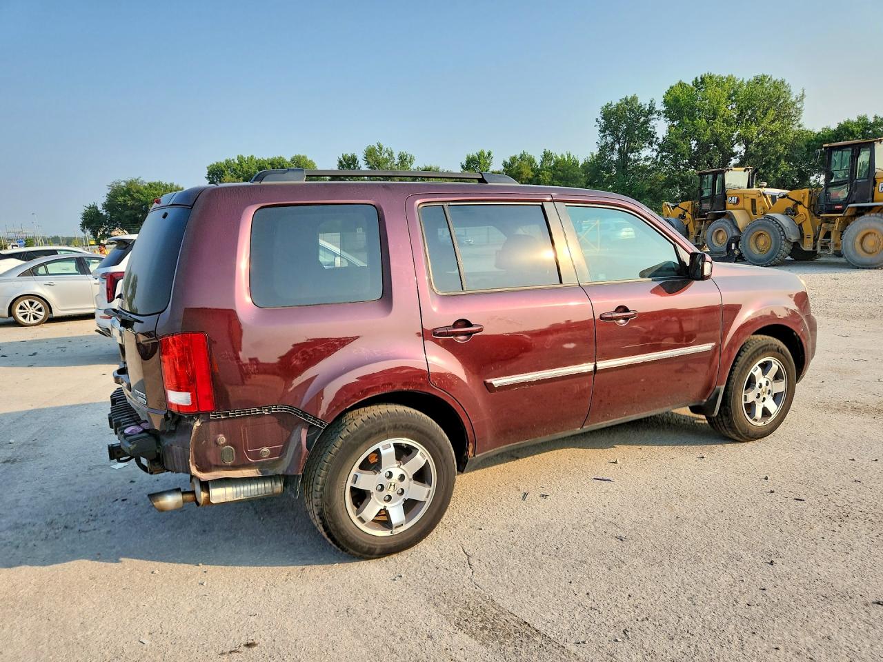2011 Honda Pilot Touring Brown vin: 5FNYF4H95BB087488