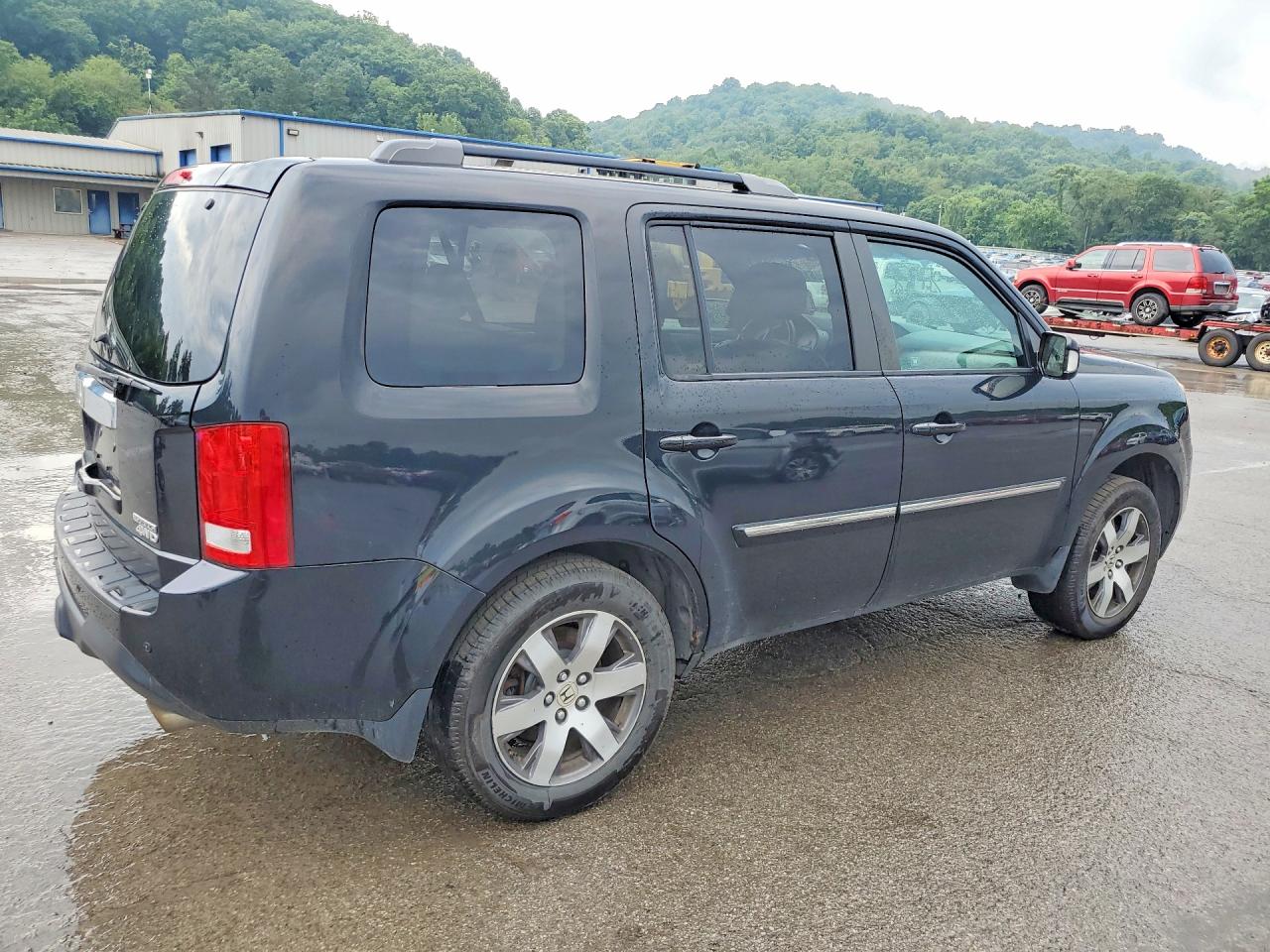 2012 Honda Pilot Touring Black vin: 5FNYF4H95CB001212