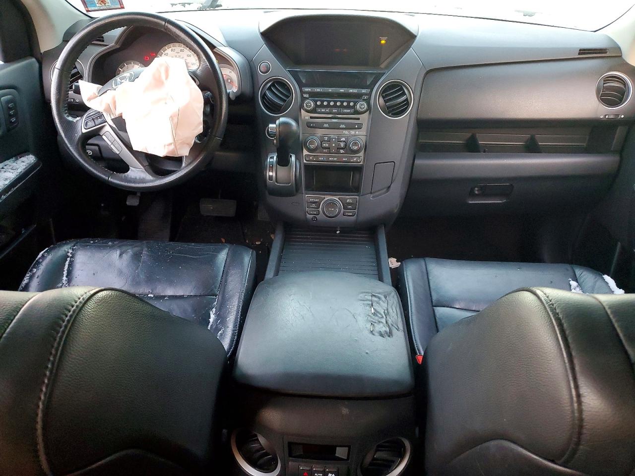 2012 Honda Pilot Белый vin: 5FNYF4H95CB065606