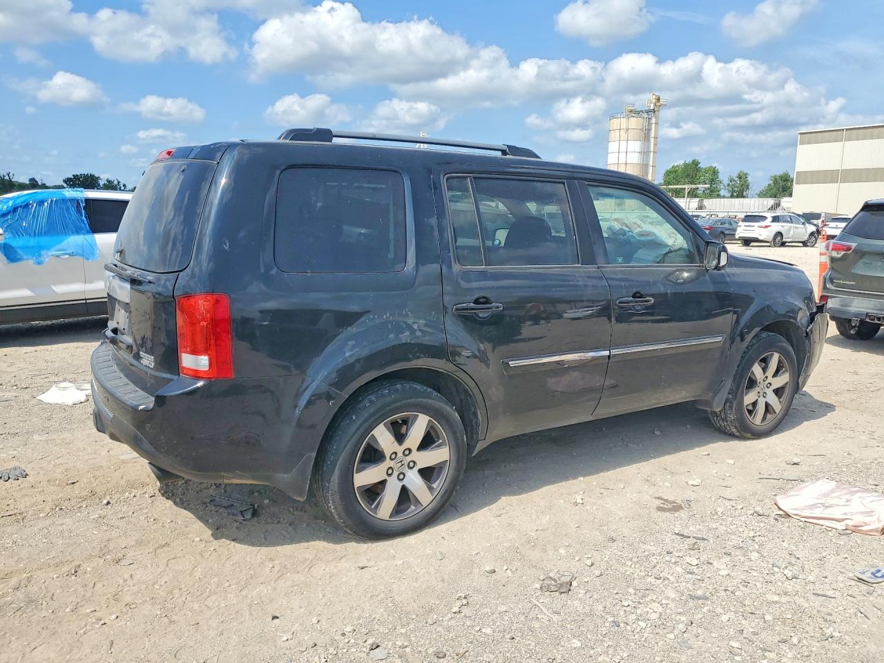2012 Honda Pilot Touring Черный vin: 5FNYF4H95CB081580