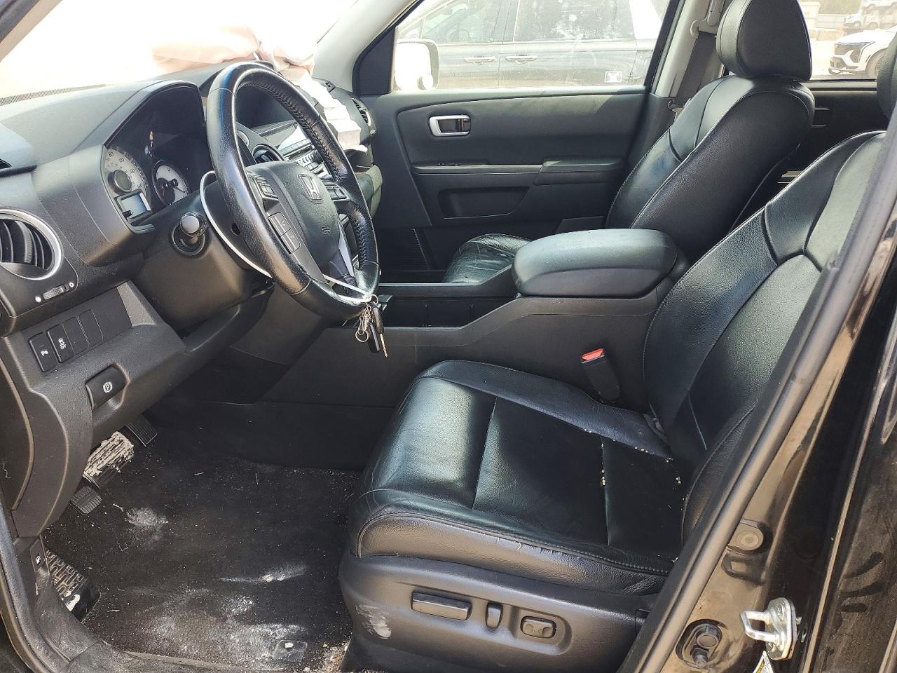 2012 Honda Pilot Touring Черный vin: 5FNYF4H95CB081580