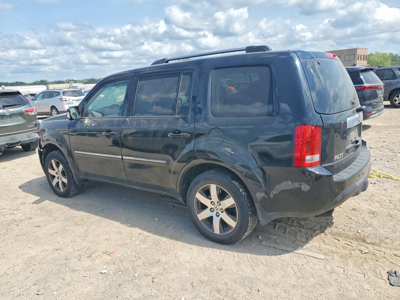 2012 Honda Pilot Touring Черный vin: 5FNYF4H95CB081580