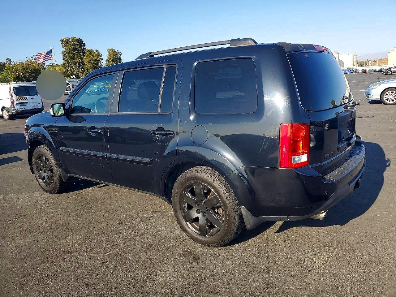2013 Honda Pilot Touring Black vin: 5FNYF4H95DB021624