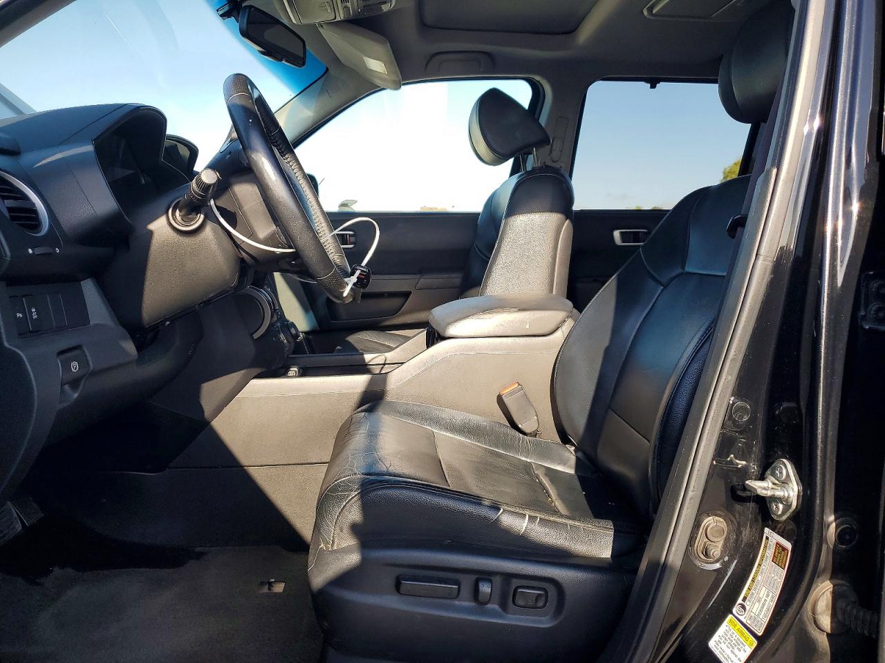 2013 Honda Pilot Touring Black vin: 5FNYF4H95DB021624