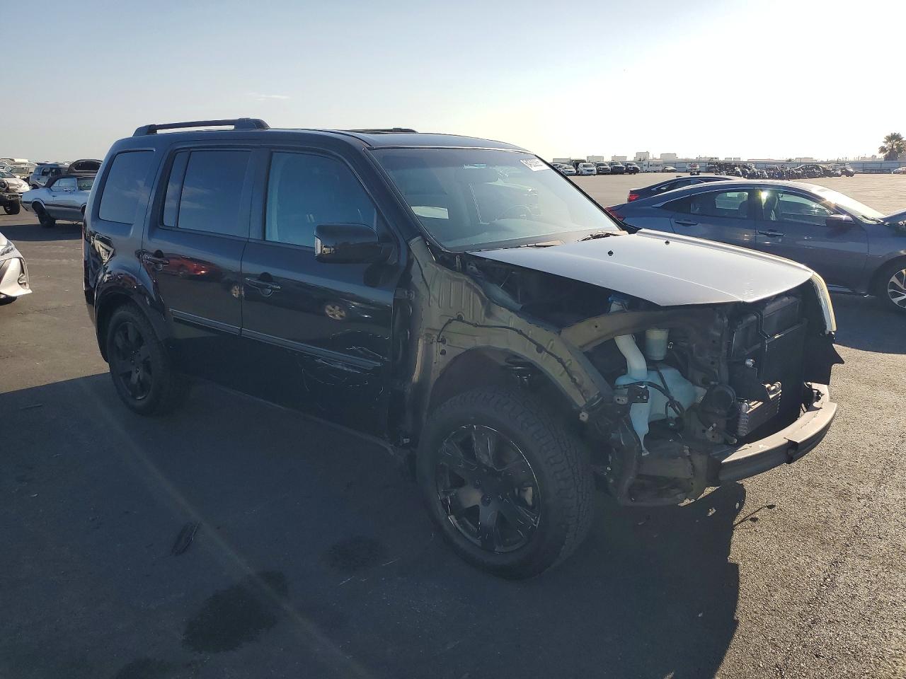 2013 Honda Pilot Touring Black vin: 5FNYF4H95DB021624