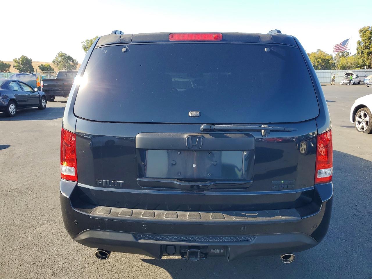 2013 Honda Pilot Touring Black vin: 5FNYF4H95DB021624