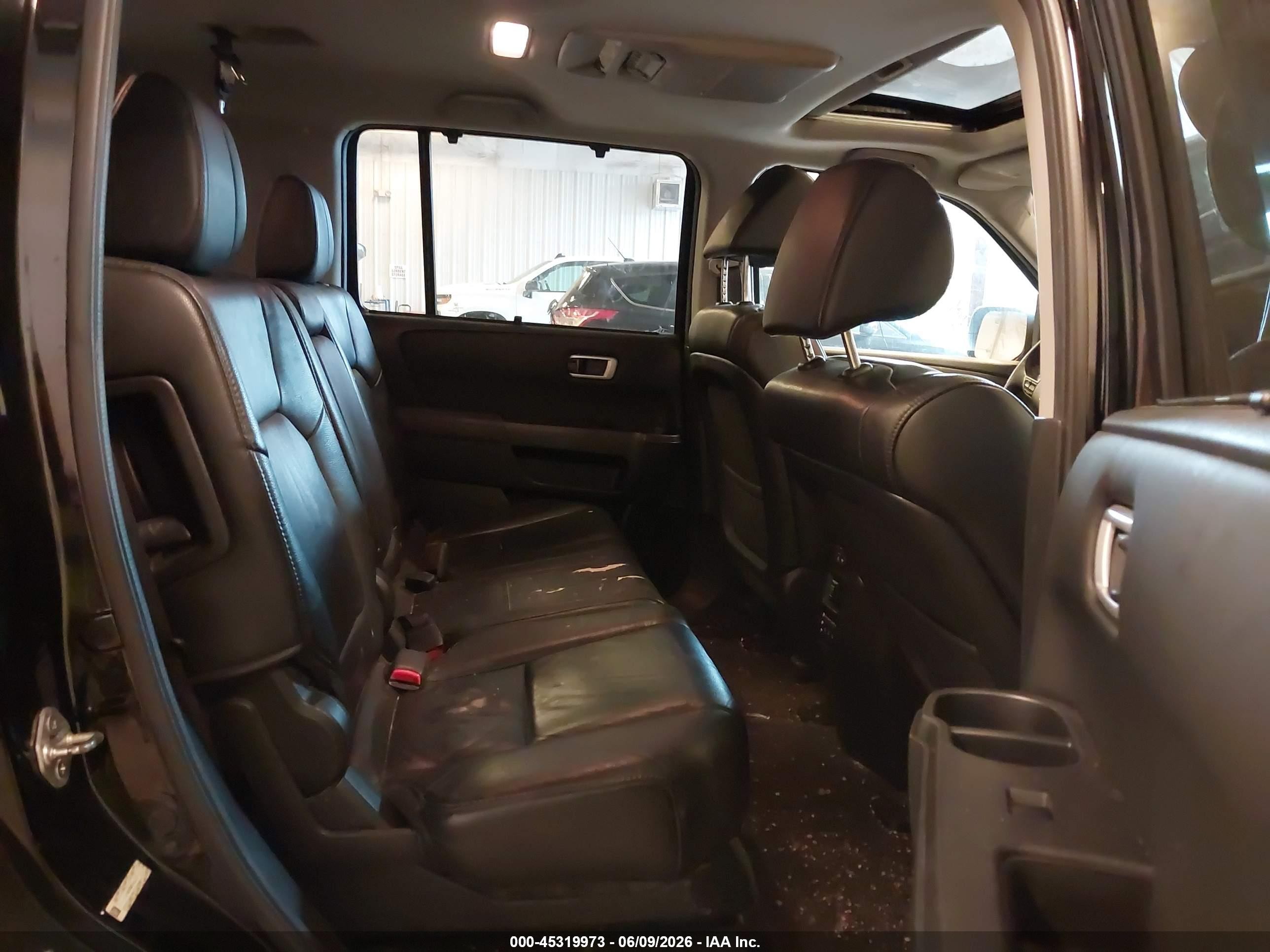 2013 Honda Pilot Touring Black vin: 5FNYF4H95DB045227