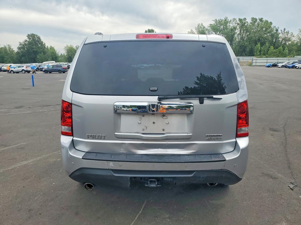 2013 Honda Pilot Touring Серебряный vin: 5FNYF4H95DB063470