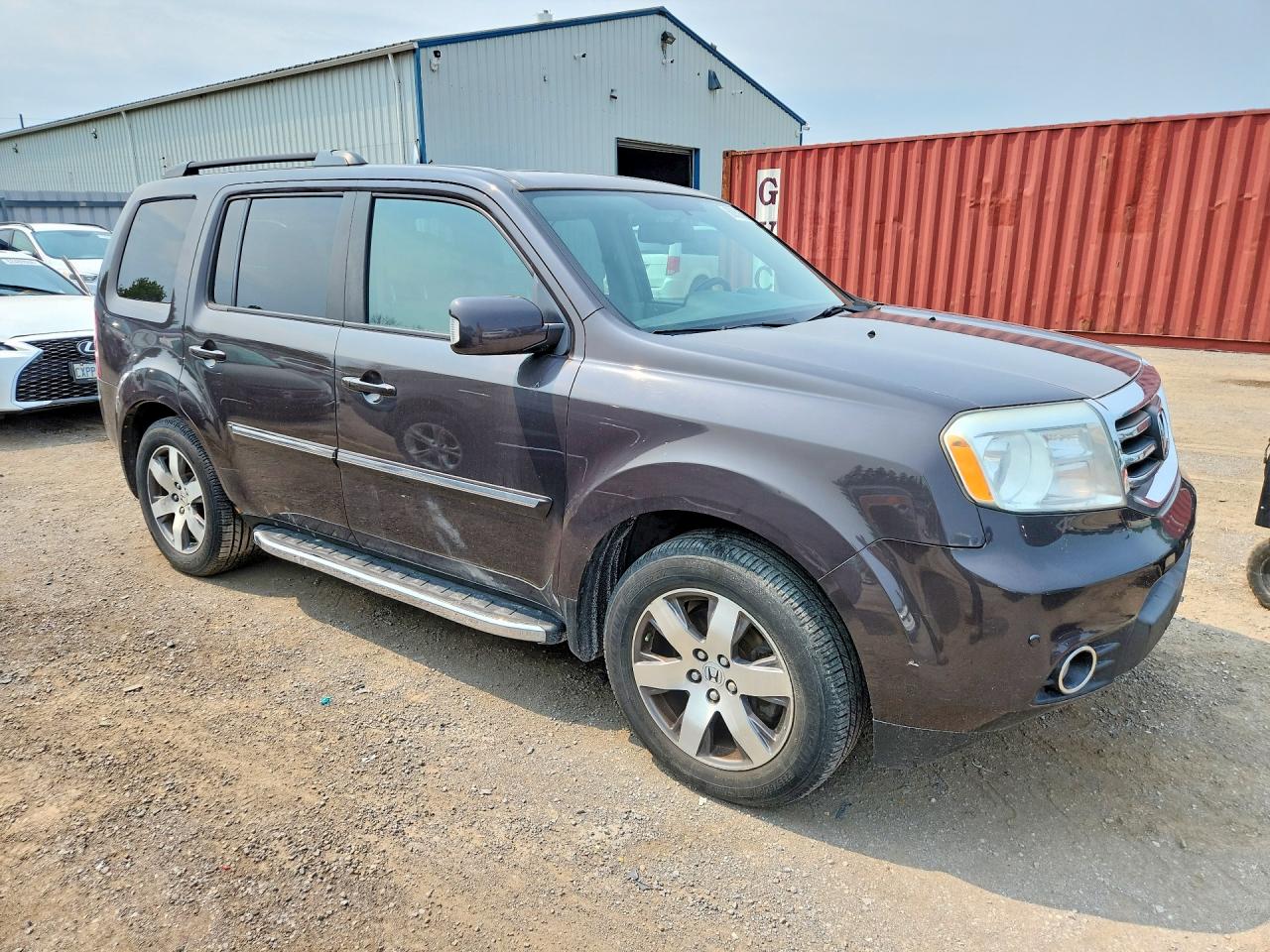 2013 Honda Pilot Touring Brown vin: 5FNYF4H95DB507074