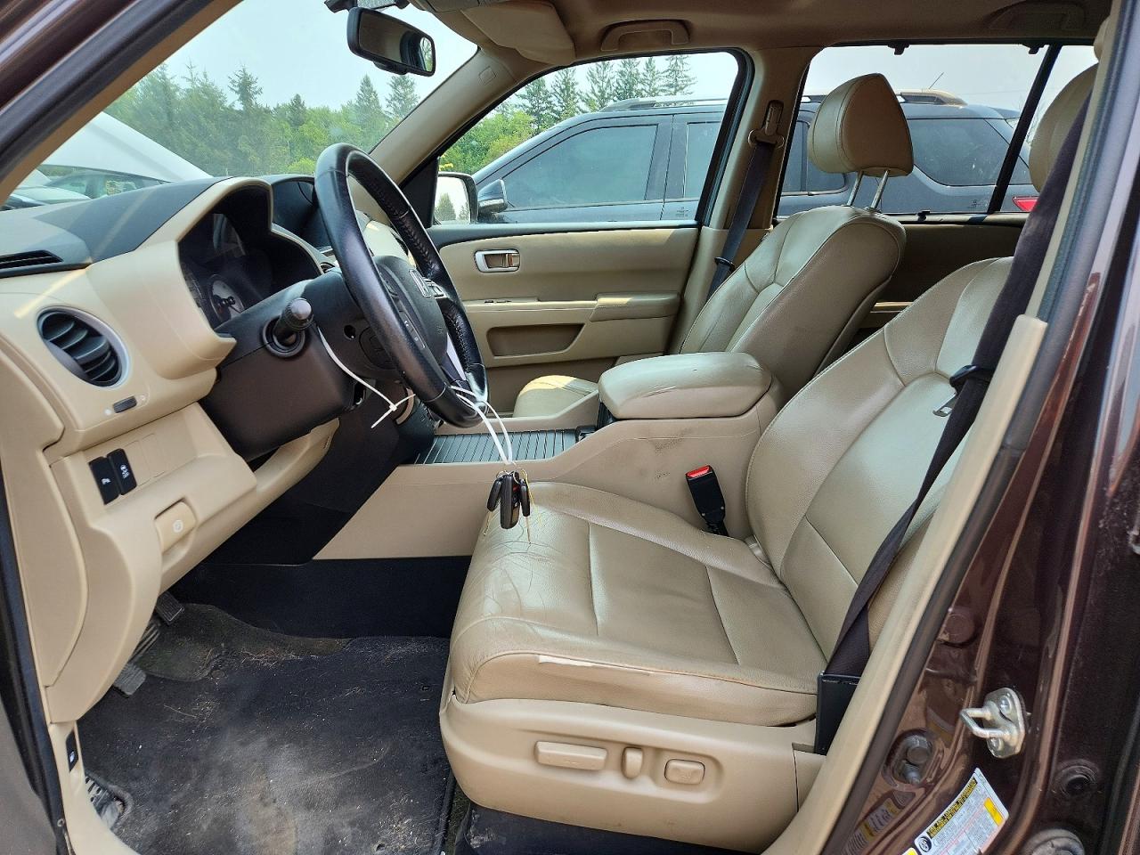 2013 Honda Pilot Touring Brown vin: 5FNYF4H95DB507074