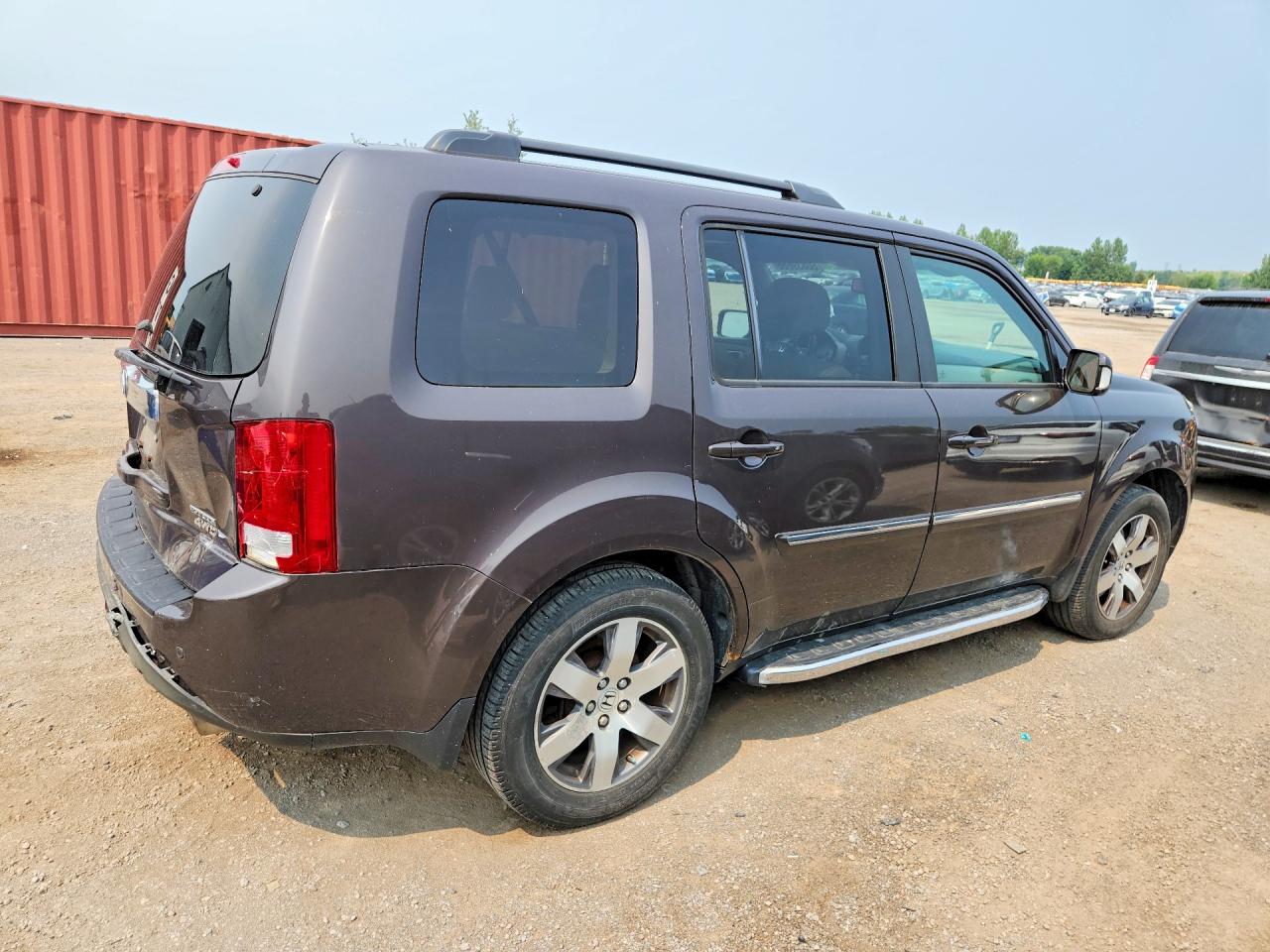 2013 Honda Pilot Touring Brown vin: 5FNYF4H95DB507074