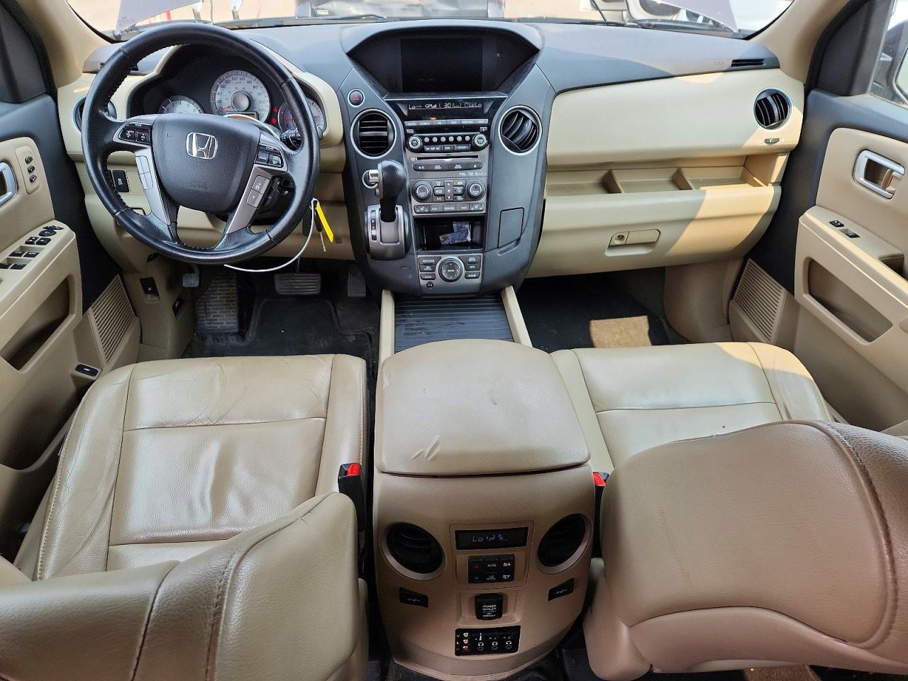 2013 Honda Pilot Touring Brown vin: 5FNYF4H95DB507074