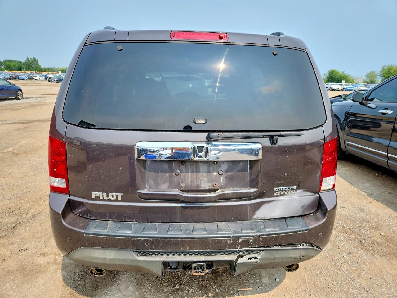 2013 Honda Pilot Touring Brown vin: 5FNYF4H95DB507074