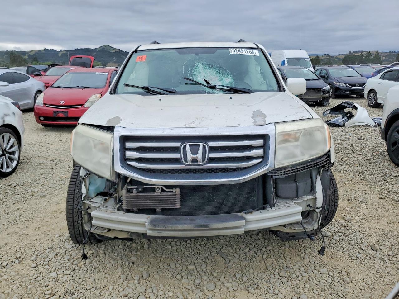 2014 Honda Pilot Touring White vin: 5FNYF4H95EB015064