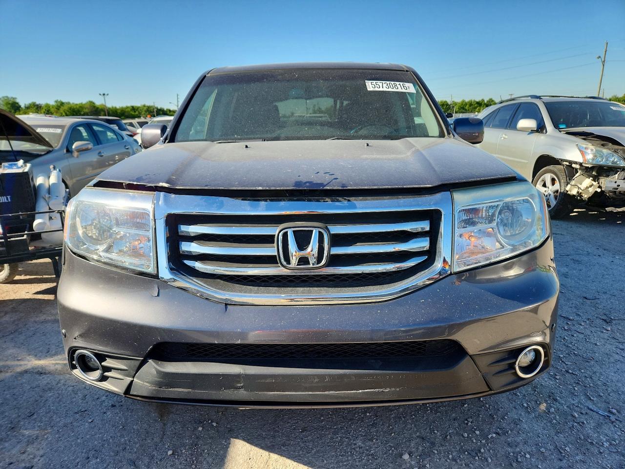 2014 Honda Pilot Touring Gray vin: 5FNYF4H95EB020376