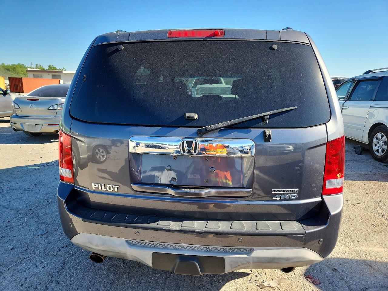 2014 Honda Pilot Touring Gray vin: 5FNYF4H95EB020376