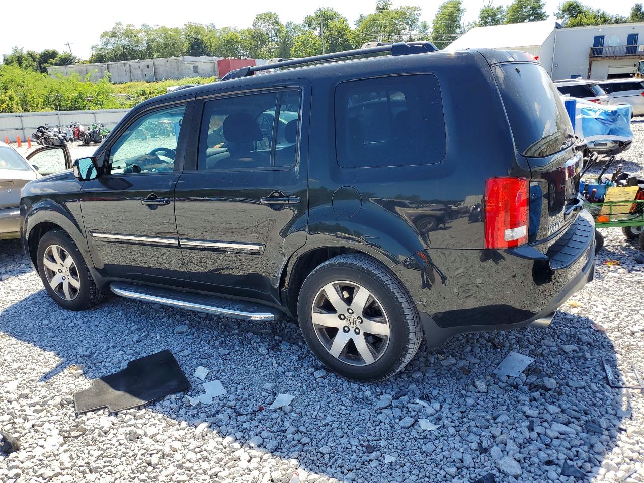 2014 Honda Pilot Touring Black vin: 5FNYF4H95EB029031