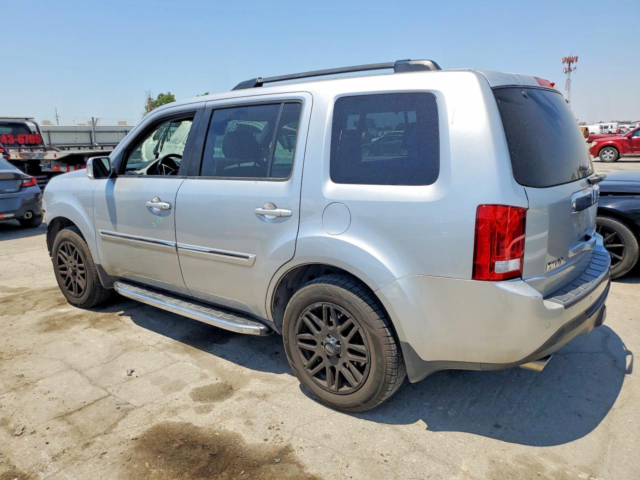 2014 Honda Pilot Touring Silver vin: 5FNYF4H95EB050459