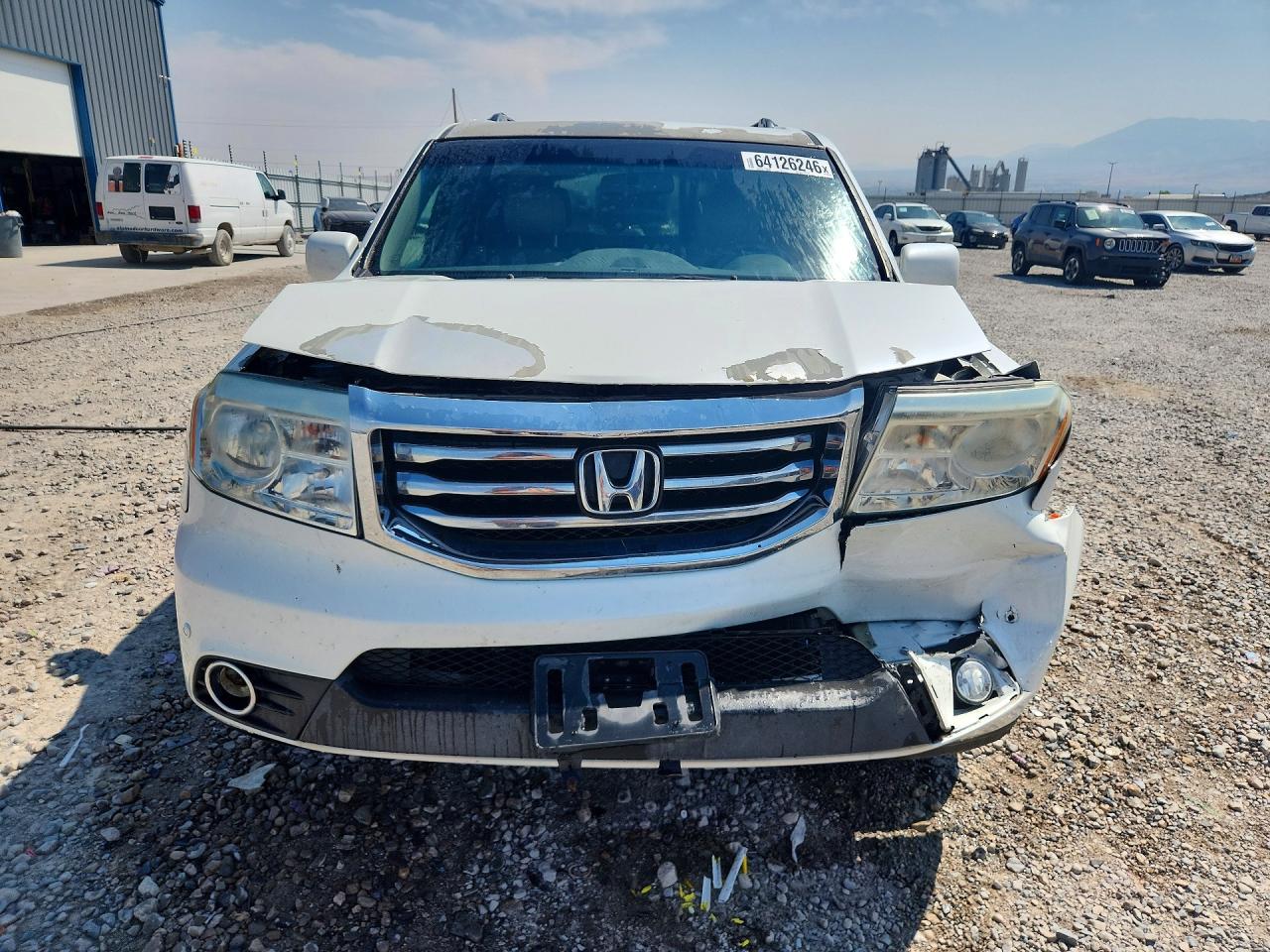 2015 Honda Pilot Touring Белый vin: 5FNYF4H95FB010254