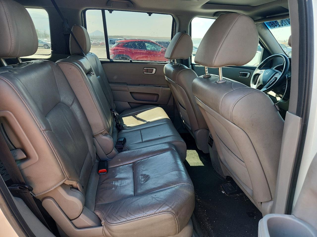 2015 Honda Pilot Touring Белый vin: 5FNYF4H95FB010254