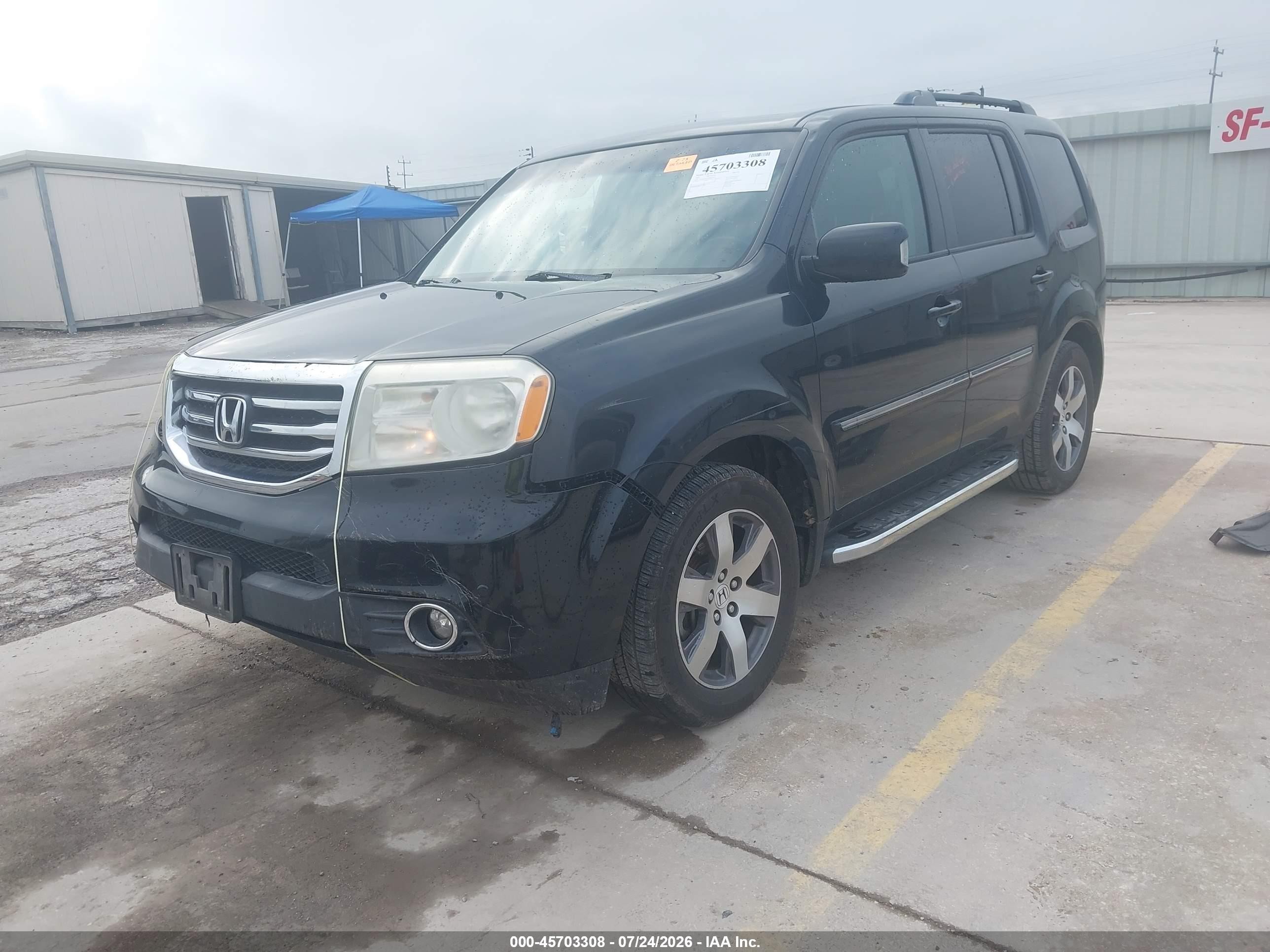 2015 Honda Pilot Touring Black vin: 5FNYF4H95FB071989