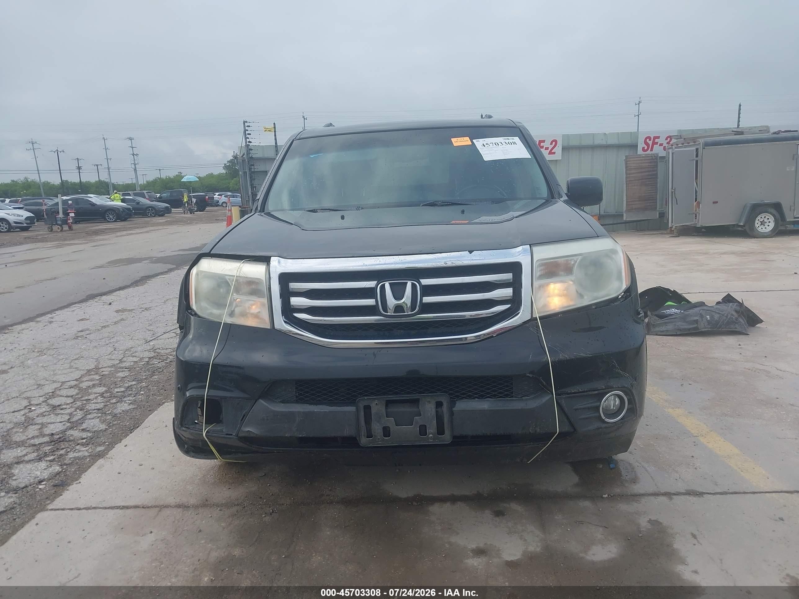 2015 Honda Pilot Touring Black vin: 5FNYF4H95FB071989