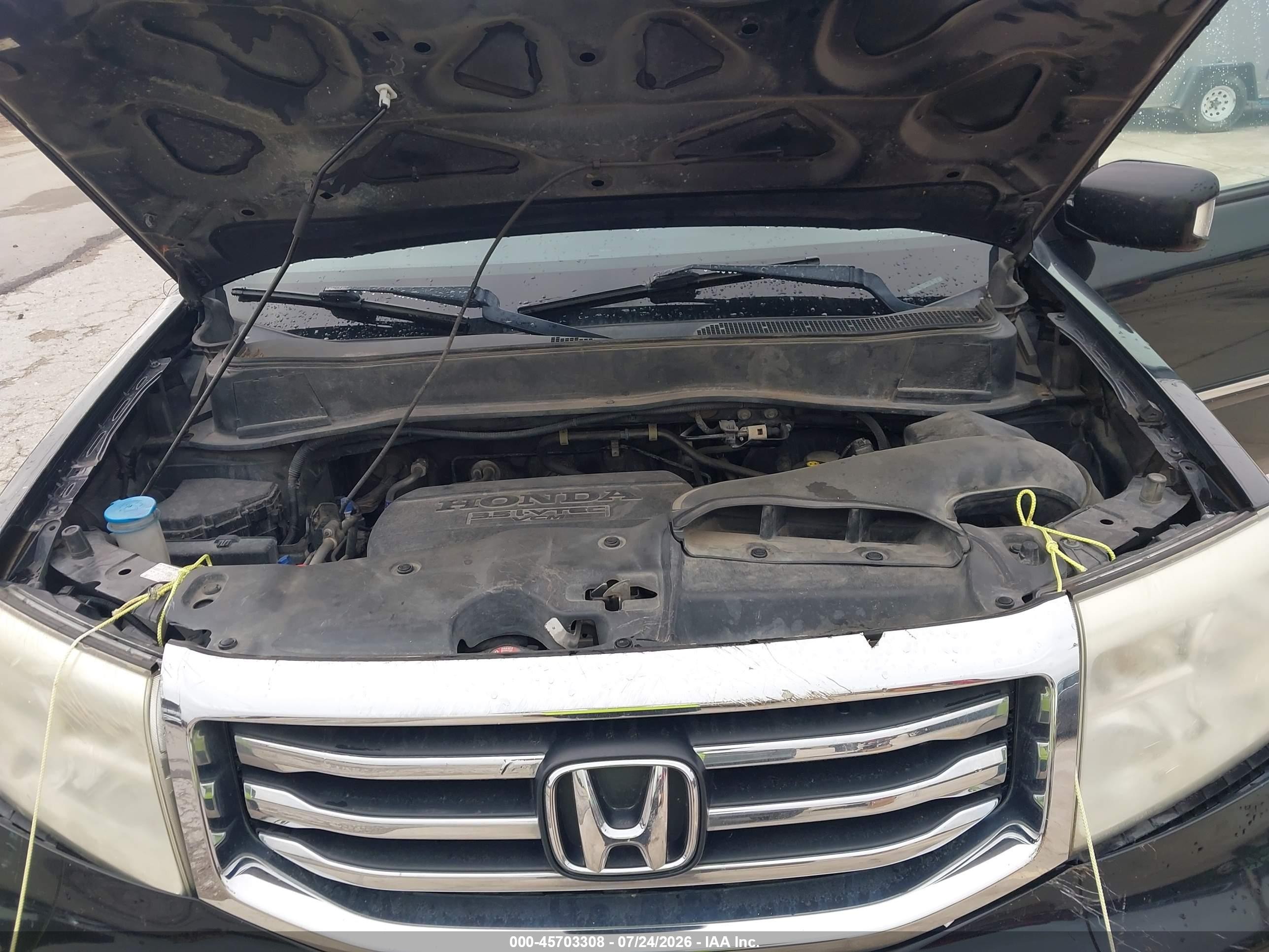 2015 Honda Pilot Touring Black vin: 5FNYF4H95FB071989