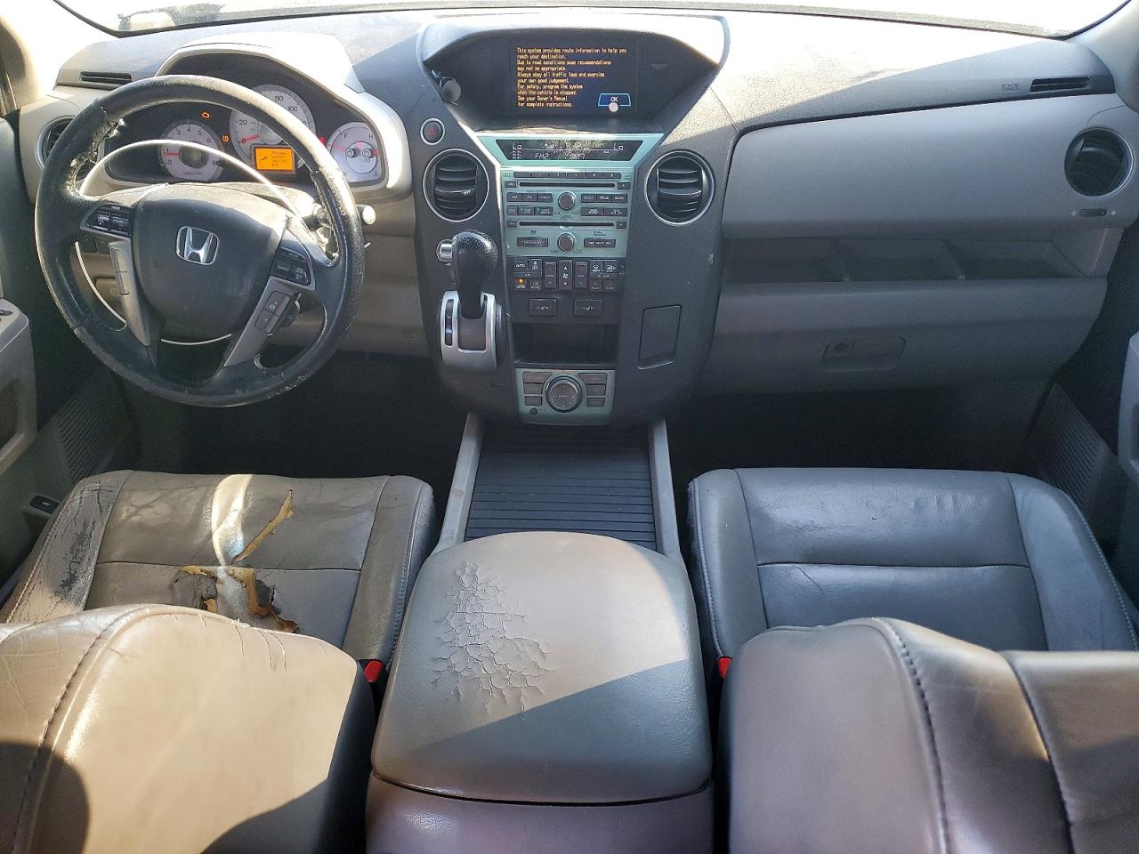 2011 Honda Pilot Touring Серый vin: 5FNYF4H96BB051776