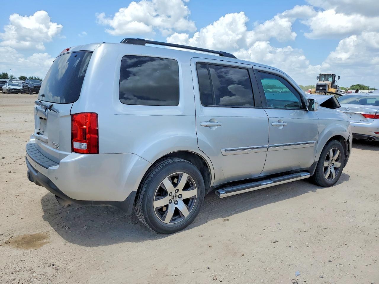 2012 Honda Pilot Touring Silver vin: 5FNYF4H96CB065212