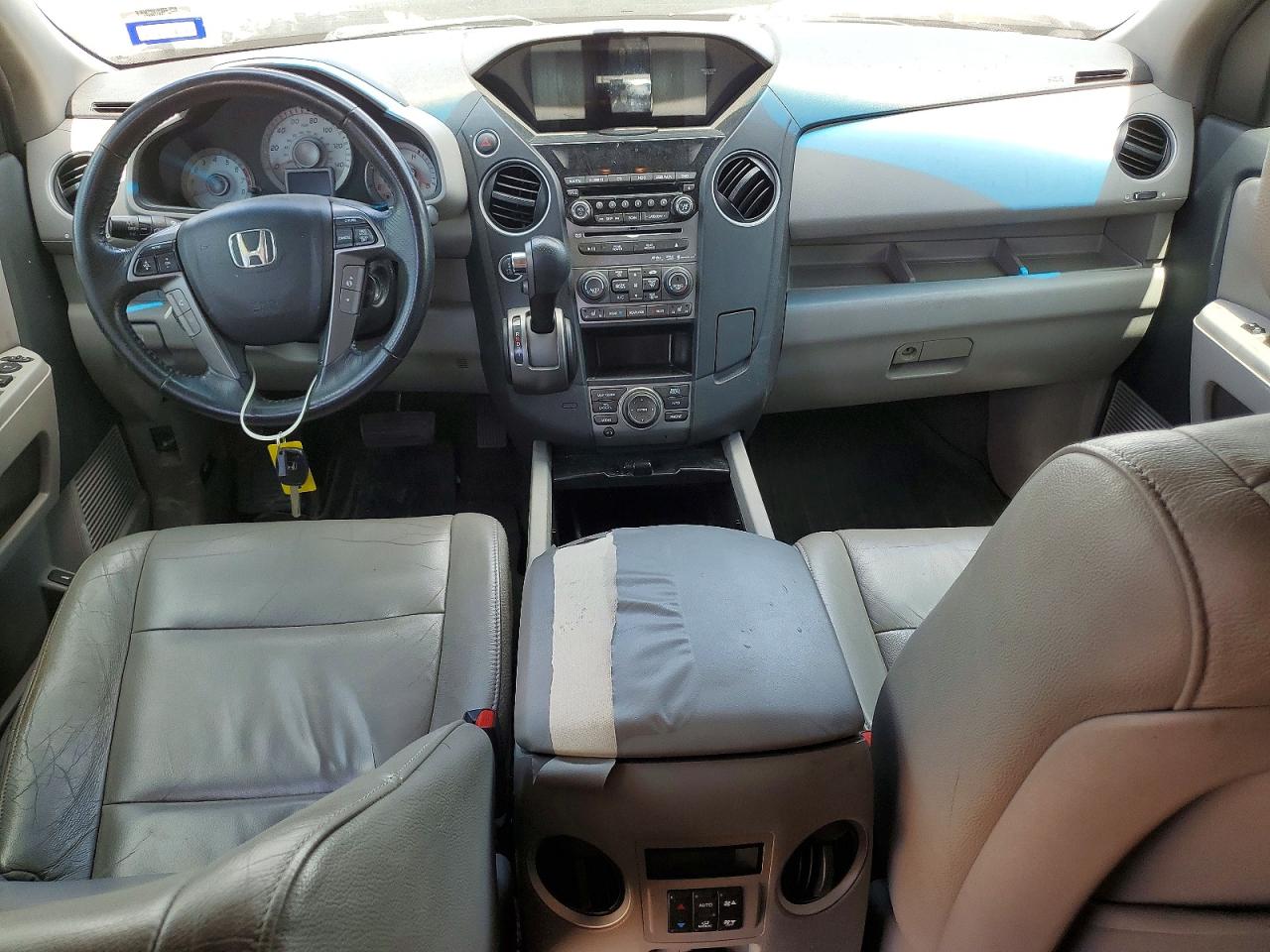 2012 Honda Pilot Touring Silver vin: 5FNYF4H96CB065212
