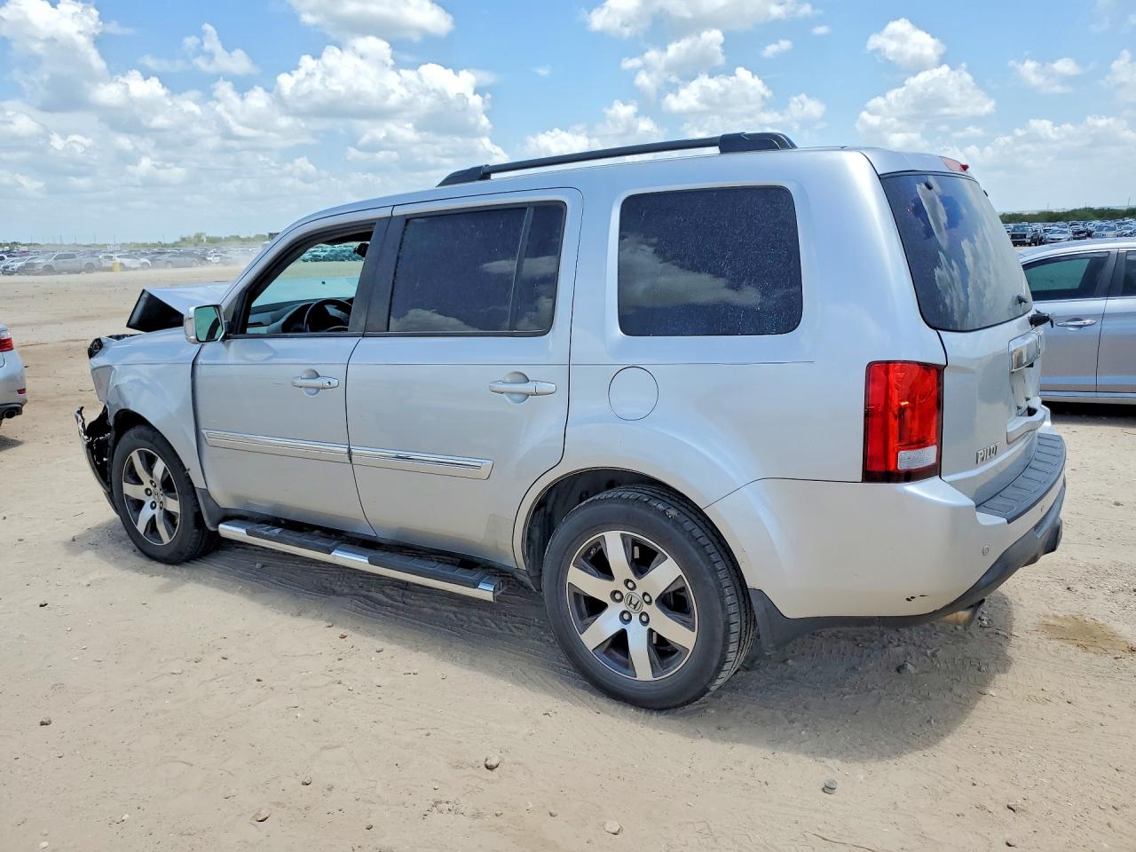 2012 Honda Pilot Touring Silver vin: 5FNYF4H96CB065212