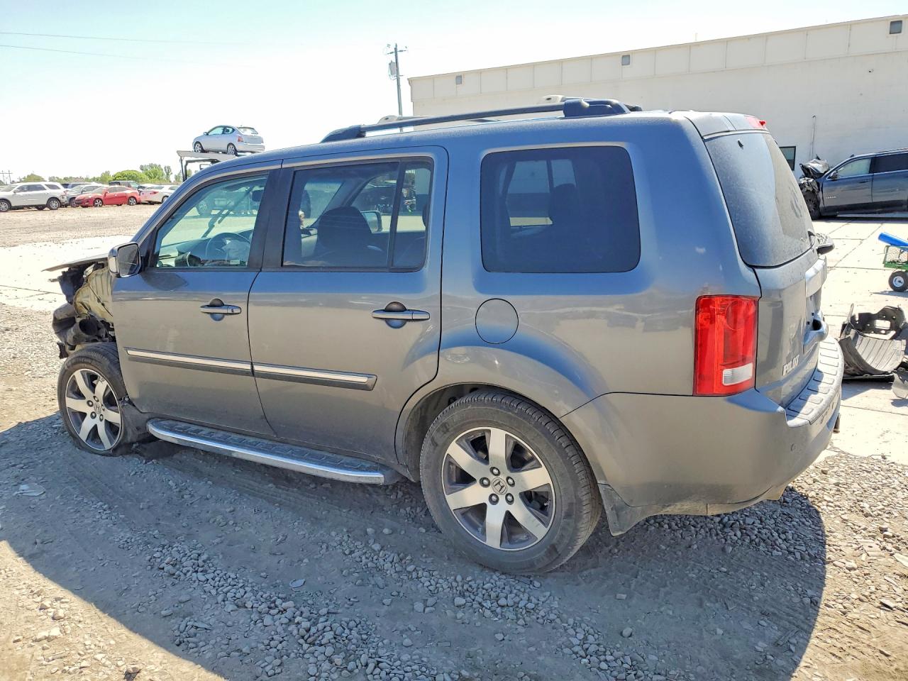 2013 Honda Pilot Touring Gray vin: 5FNYF4H96DB001494