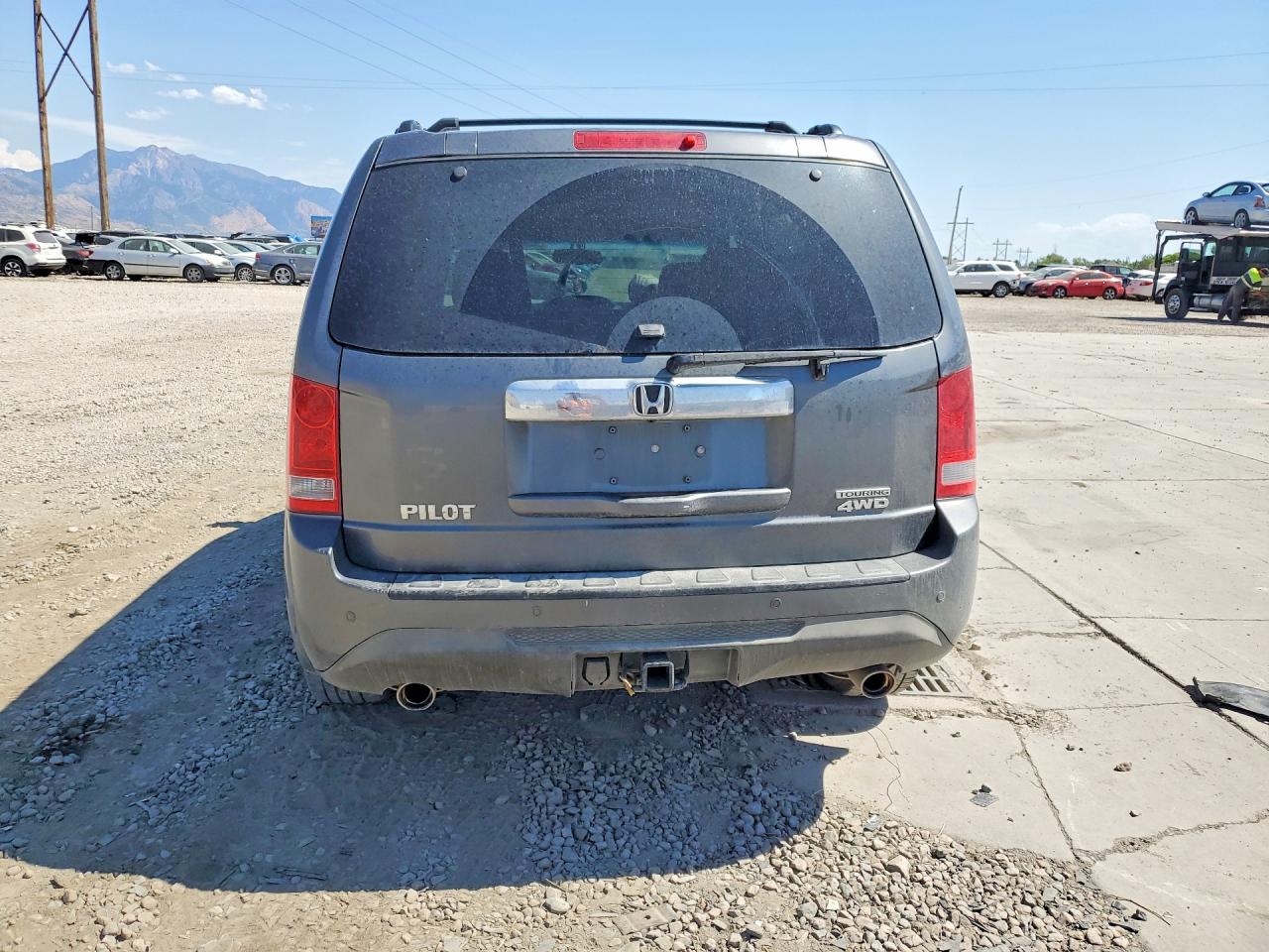 2013 Honda Pilot Touring Gray vin: 5FNYF4H96DB001494