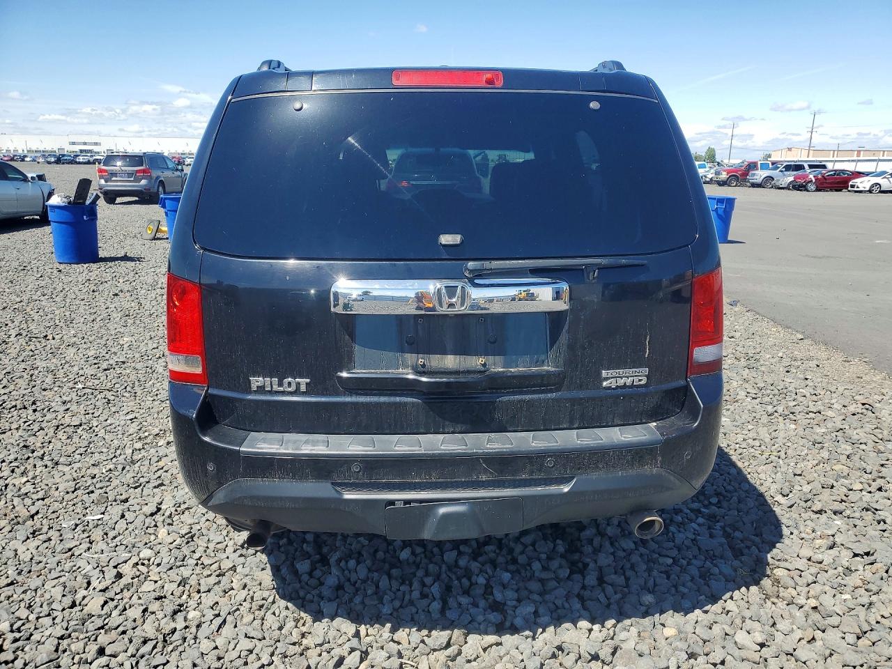 2013 Honda Pilot Touring Black vin: 5FNYF4H96DB017923