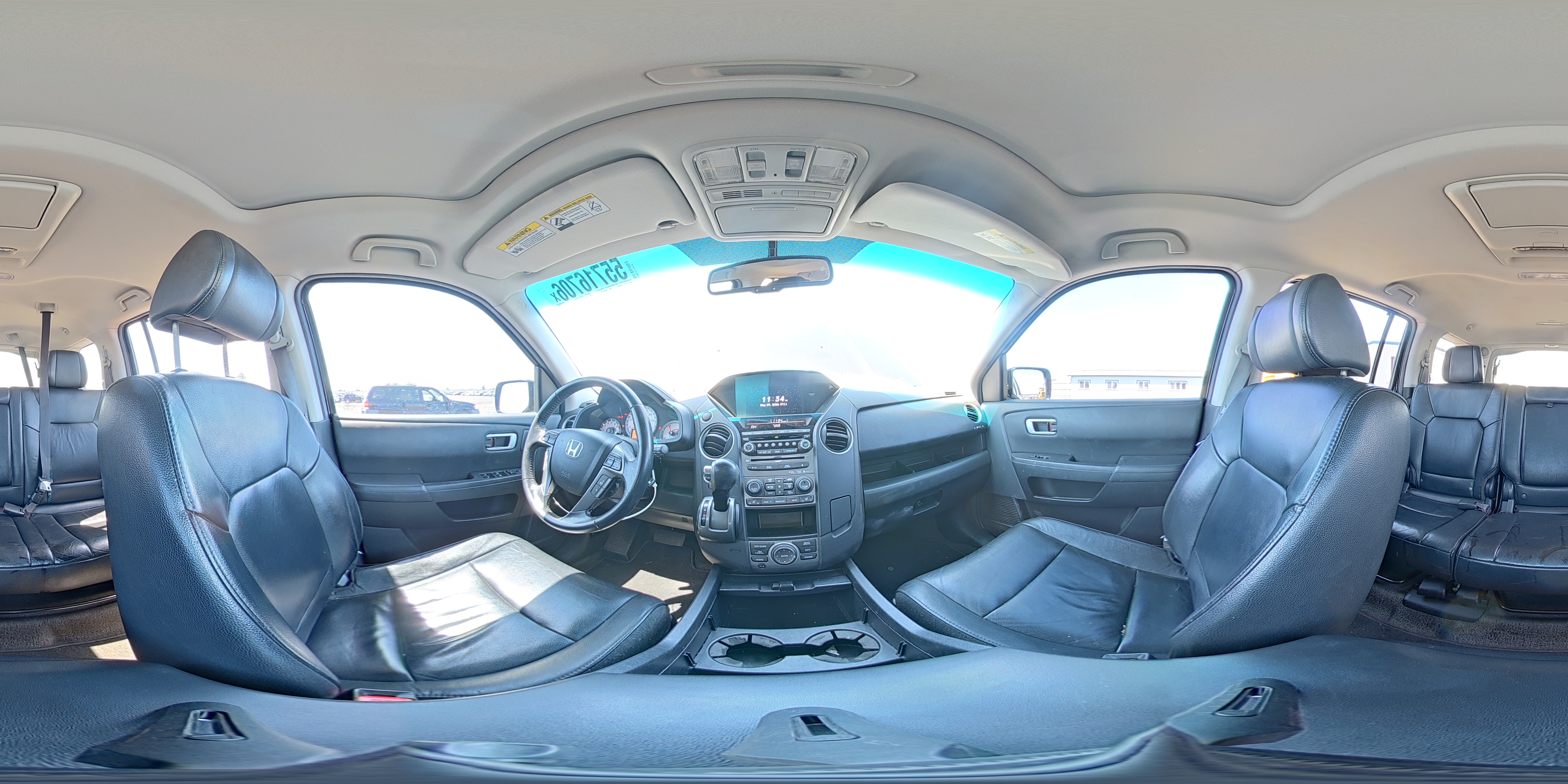 2013 Honda Pilot Touring Black vin: 5FNYF4H96DB017923